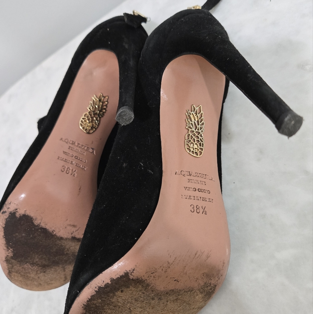 Aquazurra suede pumps - Picture 3 of 4